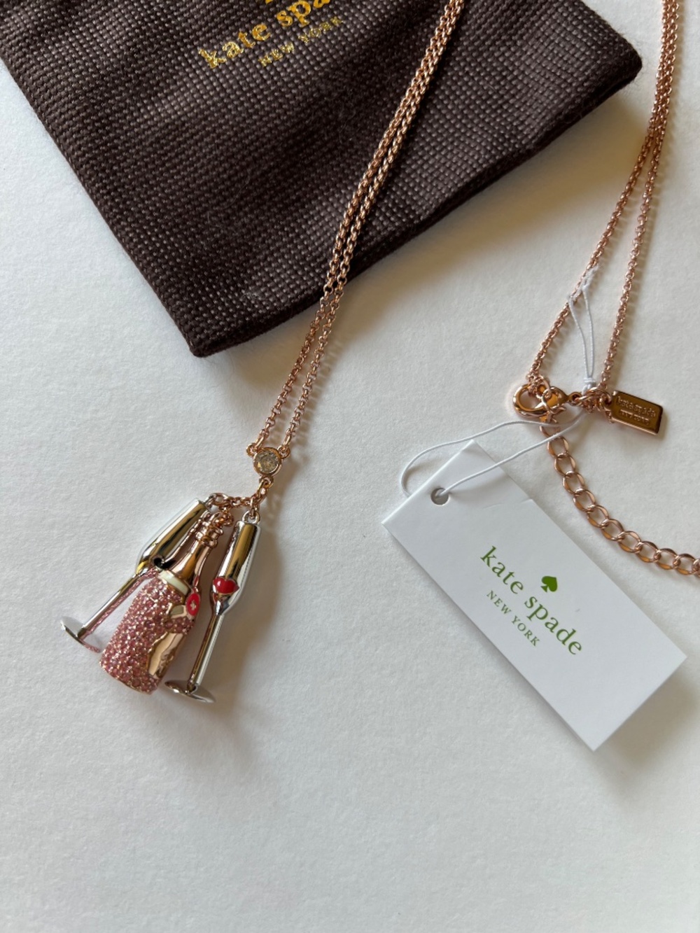 Kate Spade Make Magic Pendant Necklace and Earring Set NWT w/Kate Spade Bag - Picture 11 of 11